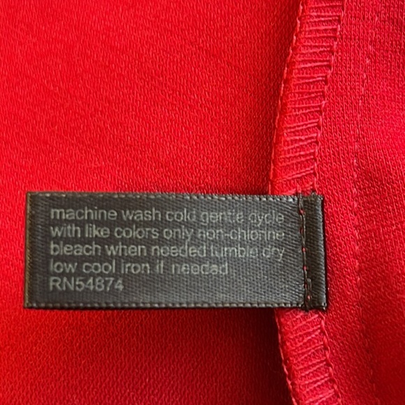 The Limited Women’s MIDI Strapless Formal Casual Red Dress size XS - Picture 8 of 10